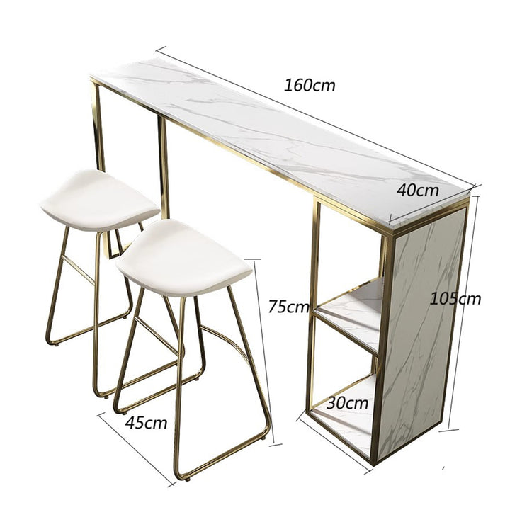 MAS-1887 Masdio Modern Marble Bar Table Masdio