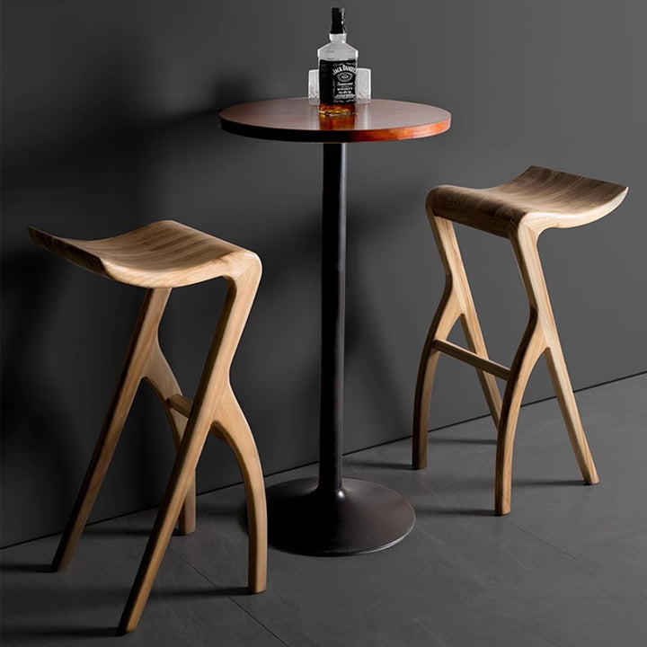 MAS-1895 Masdio Modern Solid Wood Bar Stool Masdio