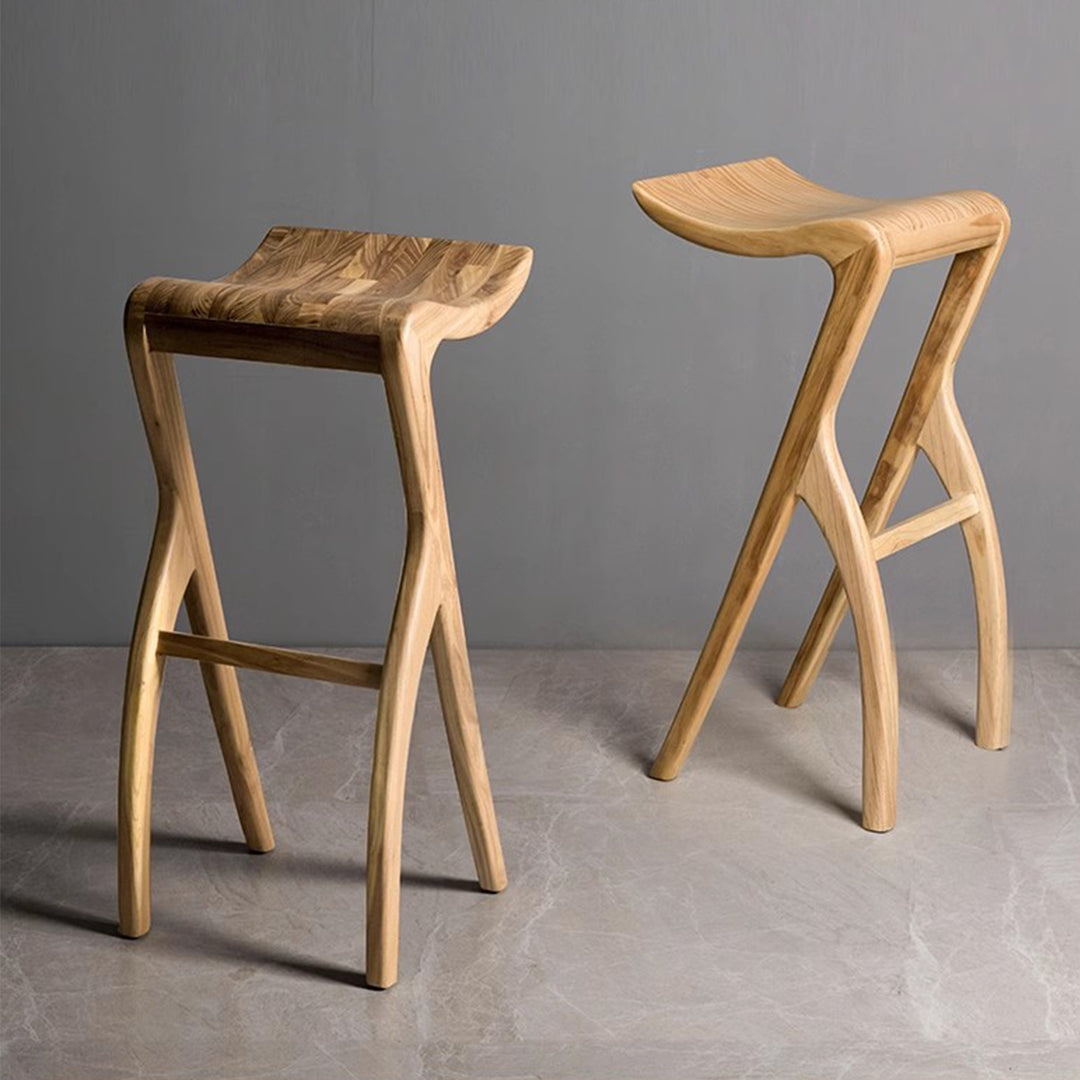 MAS-1895 Masdio Modern Solid Wood Bar Stool Masdio