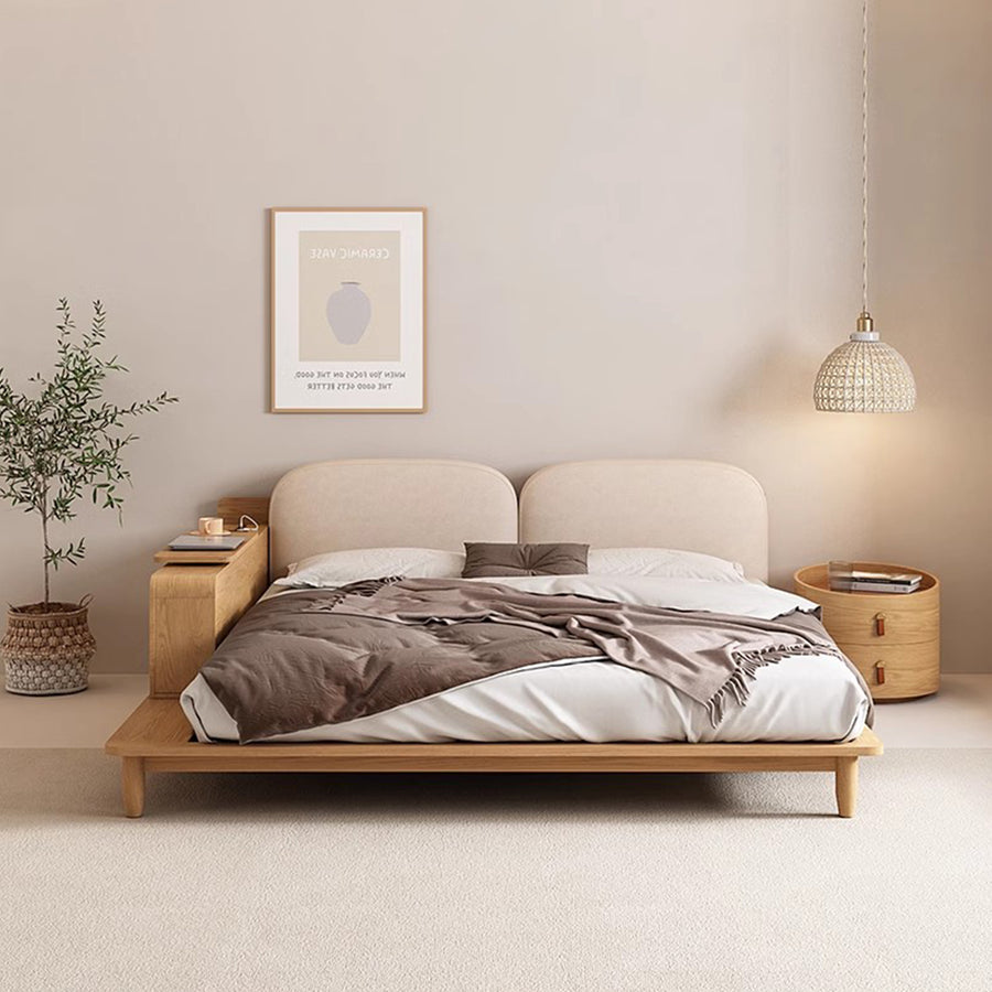 MAS-1903 Masdio Japandi Platform Bedframe Masdio