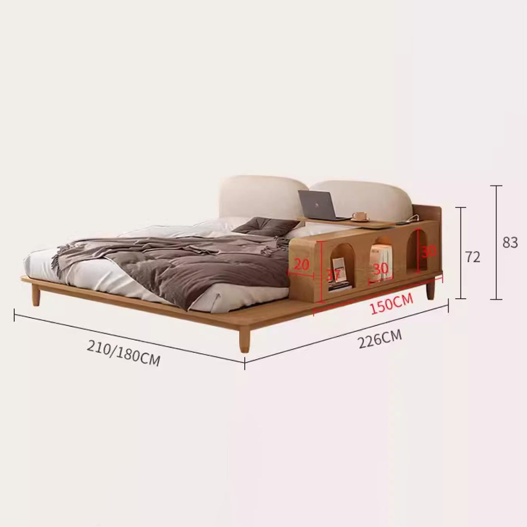 MAS-1903 Masdio Japandi Platform Bedframe Masdio