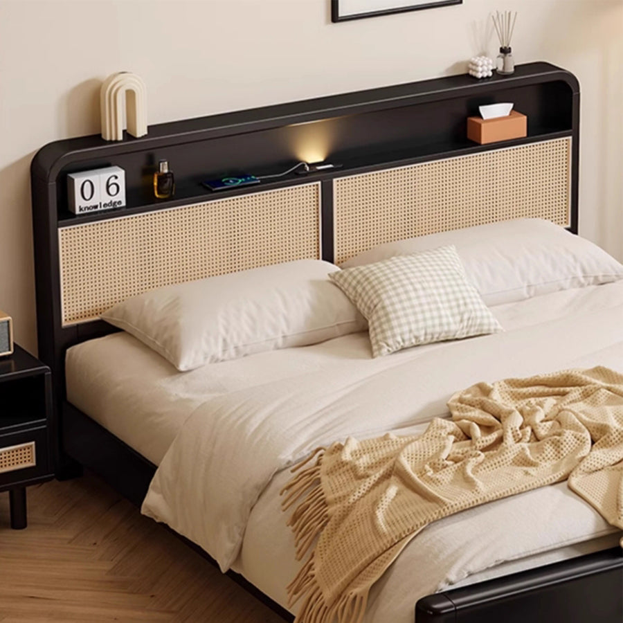 MAS-1904 Masdio Japandi Rattan Bedframe Masdio