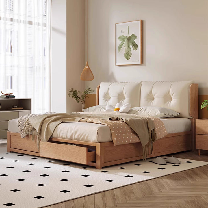 MAS-1925 Masdio Japandi Storage Bedframe Masdio