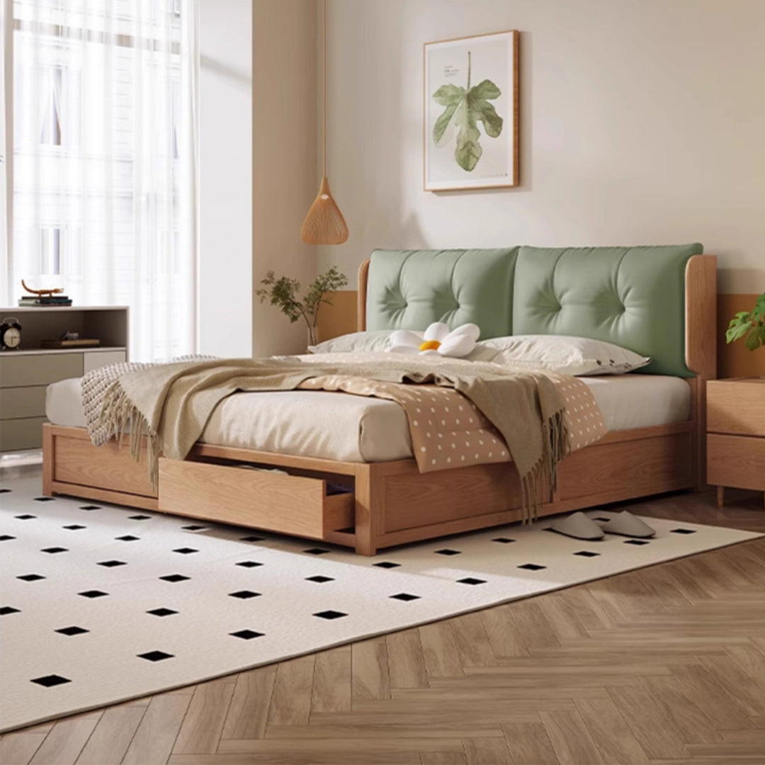 MAS-1925 Masdio Japandi Storage Bedframe Masdio