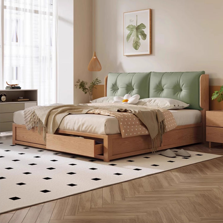 MAS-1925 Masdio Japandi Storage Bedframe Masdio