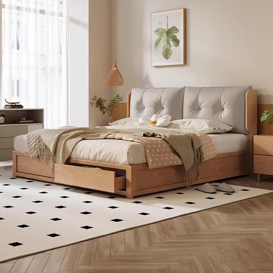 MAS-1925 Masdio Japandi Storage Bedframe Masdio