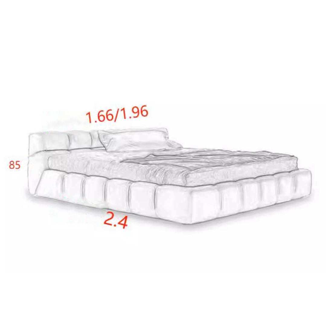 MAS-1928 Masdio Modern Leather Bedframe Masdio