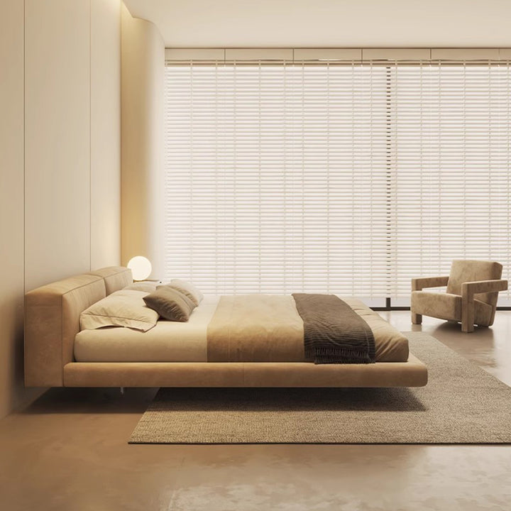 MAS-1929 Masdio Modern Leather Floating Bedframe Masdio