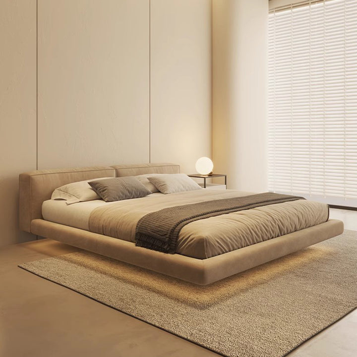 MAS-1929 Masdio Modern Leather Floating Bedframe Masdio