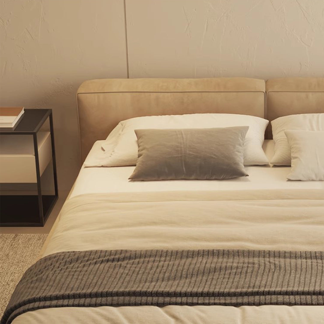 MAS-1929 Masdio Modern Leather Floating Bedframe Masdio
