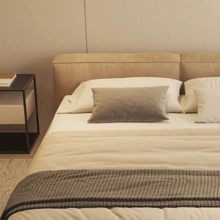 MAS-1929 Masdio Modern Leather Floating Bedframe Masdio
