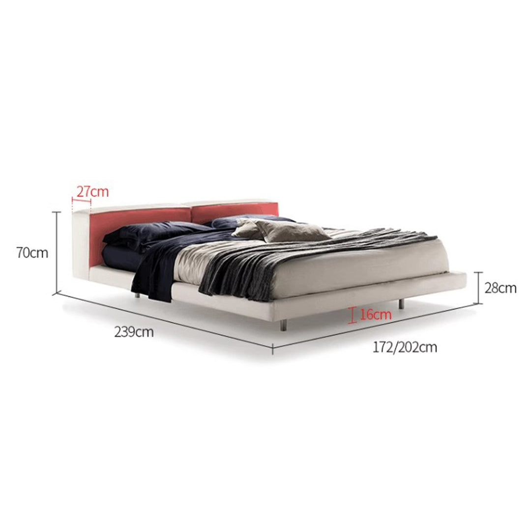 MAS-1929 Masdio Modern Leather Floating Bedframe Masdio