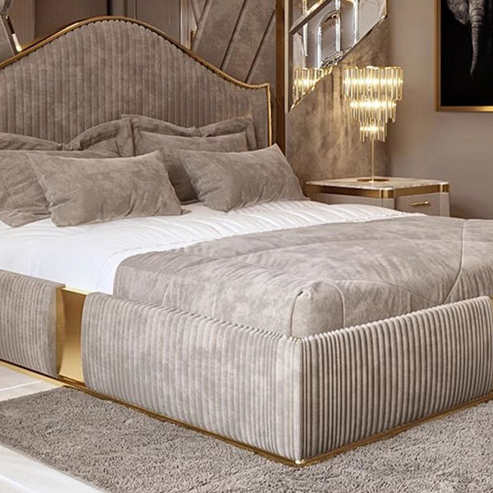 MAS-1939 Masdio Victorian Velvet Bedframe Masdio