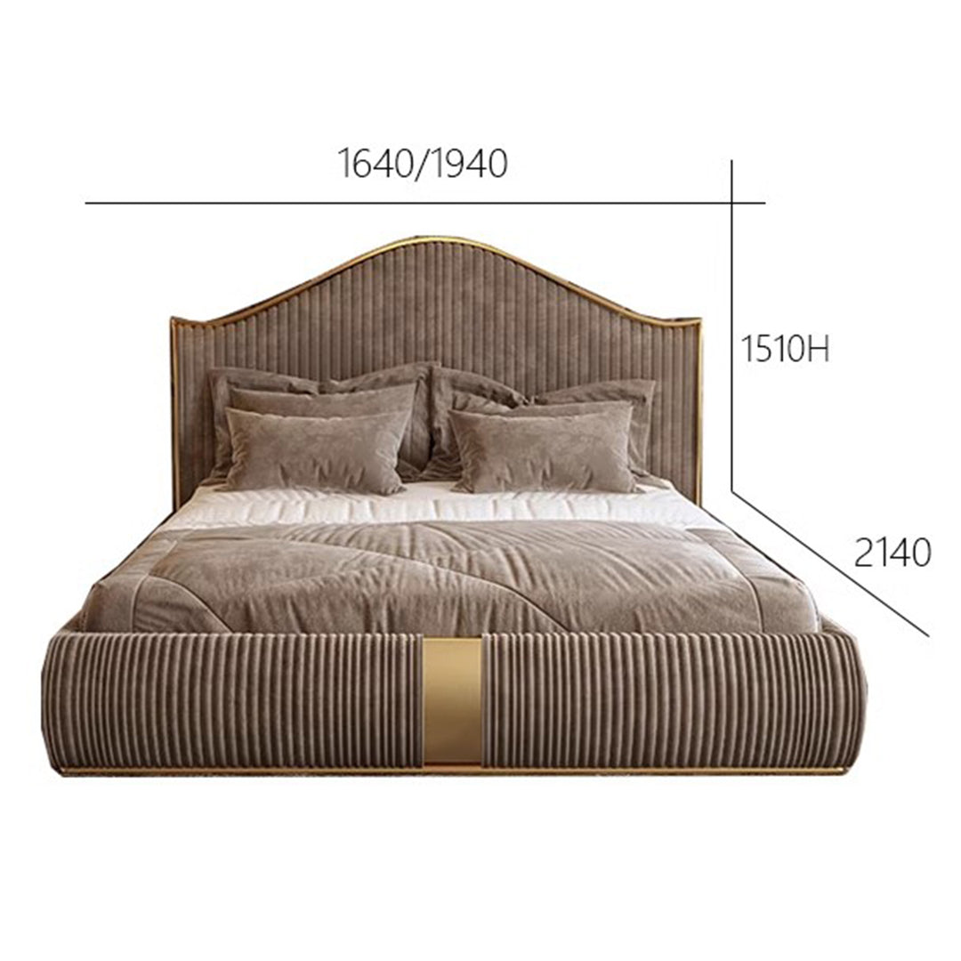 MAS-1939 Masdio Victorian Velvet Bedframe Masdio
