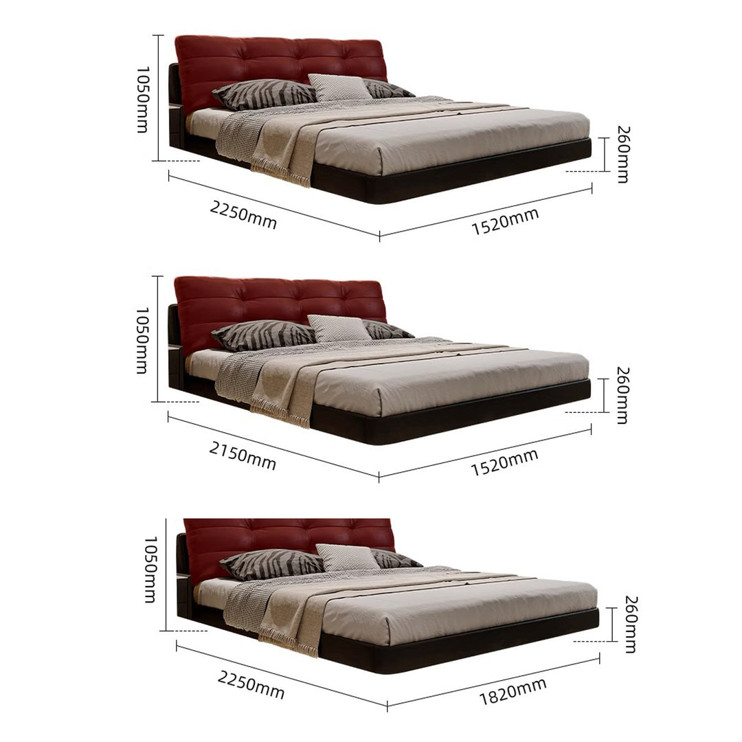 MAS-1941 Masdio Modern Leather Bedframe Masdio