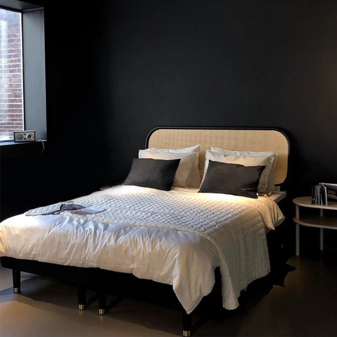 MAS-1950 Masdio Vintage Rattan Bedframe Masdio