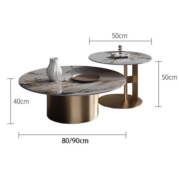 MAS-2179 Masdio ASSCHE Modern Sintered Stone Coffee Table Masdio