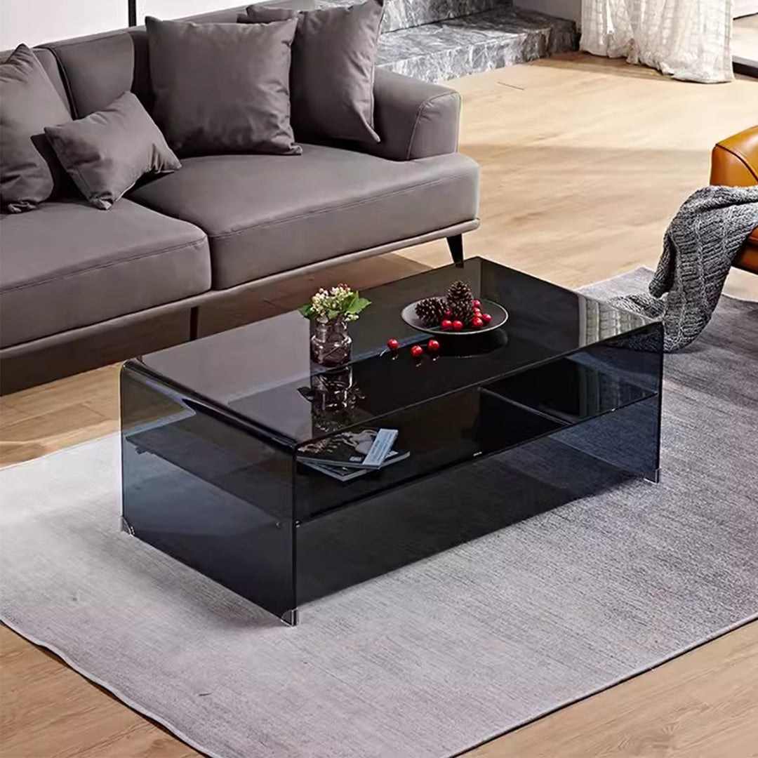 MAS-2180 Masdio BRITT Minimalist Glass Coffee Table Masdio