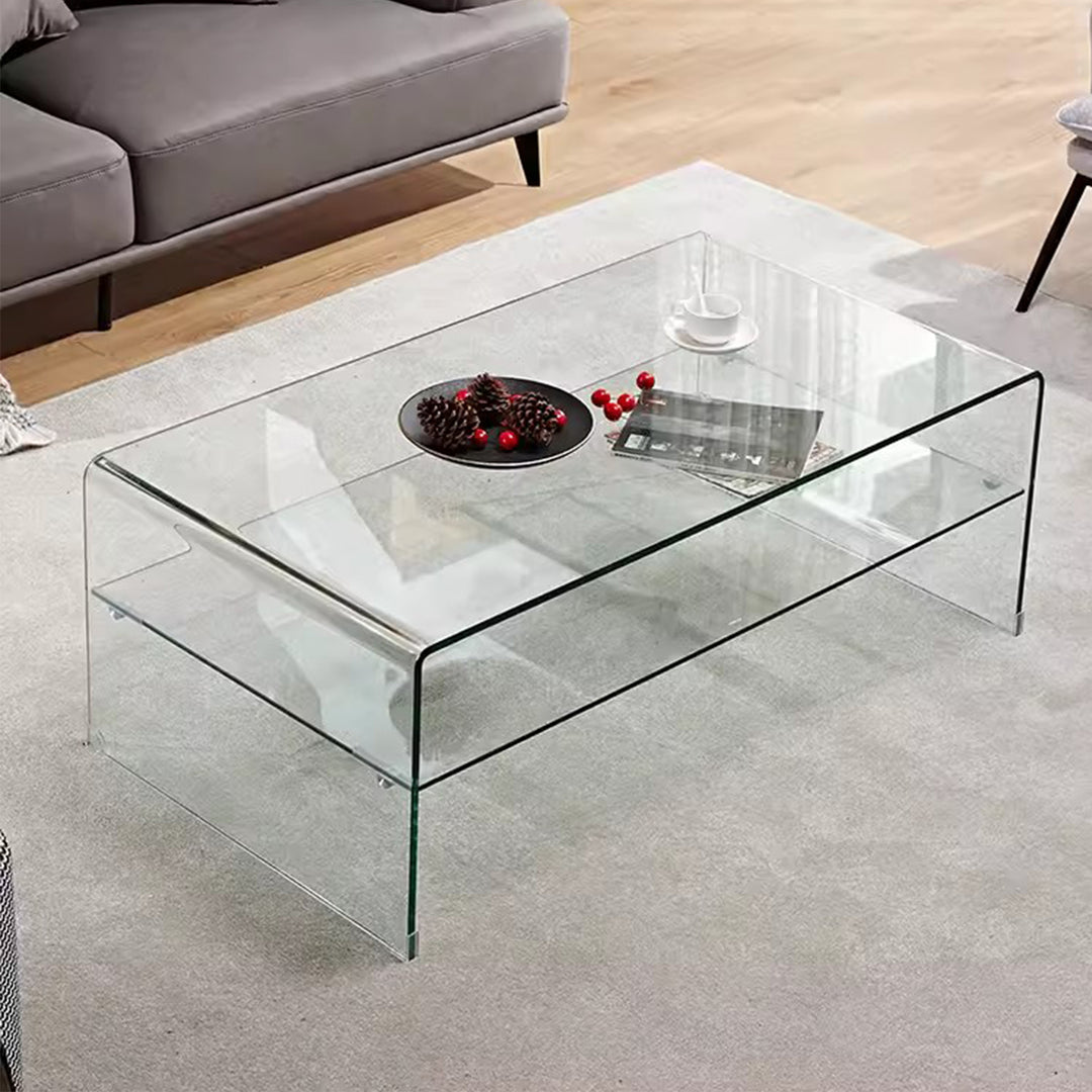 MAS-2180 Masdio BRITT Minimalist Glass Coffee Table Masdio