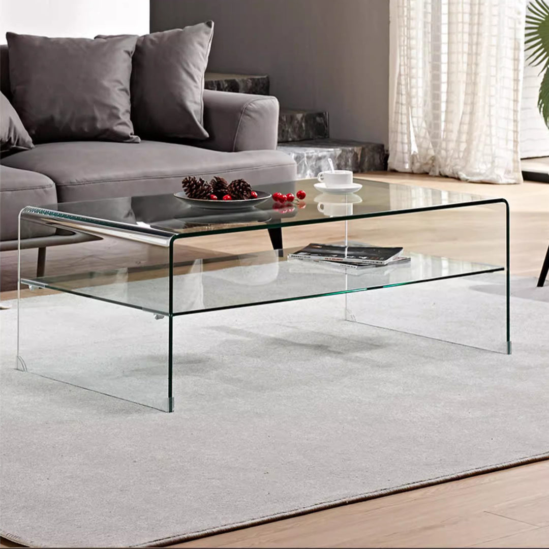 MAS-2180 Masdio BRITT Minimalist Glass Coffee Table Masdio