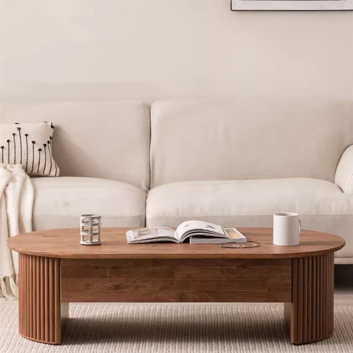 MAS-2187 Masdio ASTRONOVA Japandi Solid Wood Coffee Table Masdio
