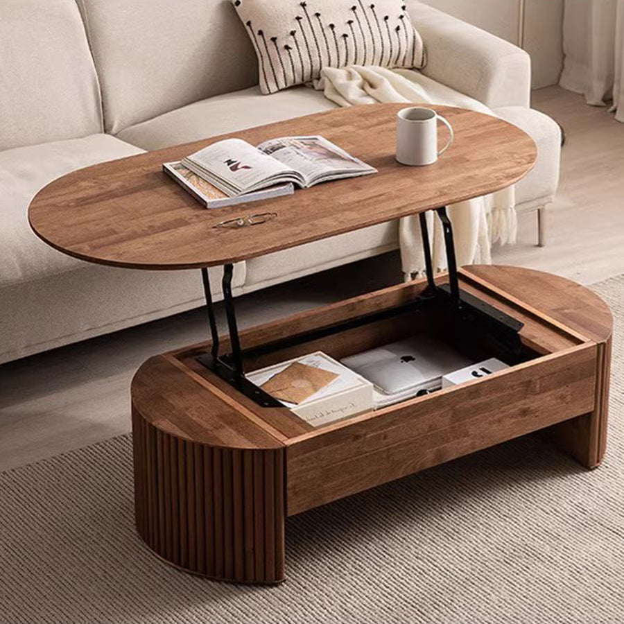 MAS-2187 Masdio ASTRONOVA Japandi Solid Wood Coffee Table Masdio