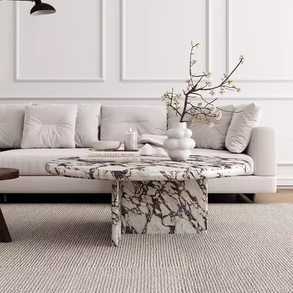 MAS-2199 Masdio BIANCO Modern Round Marble Coffee Table Masdio
