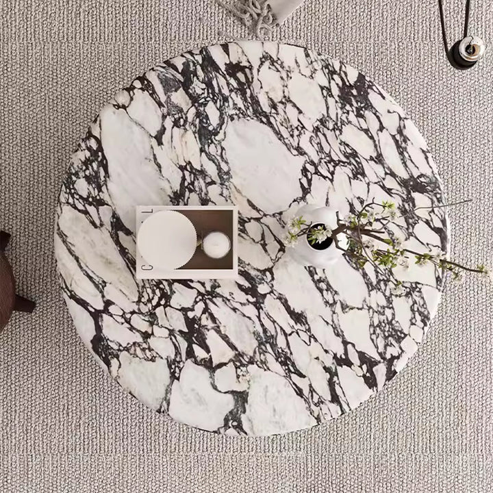 MAS-2199 Masdio BIANCO Modern Round Marble Coffee Table Masdio