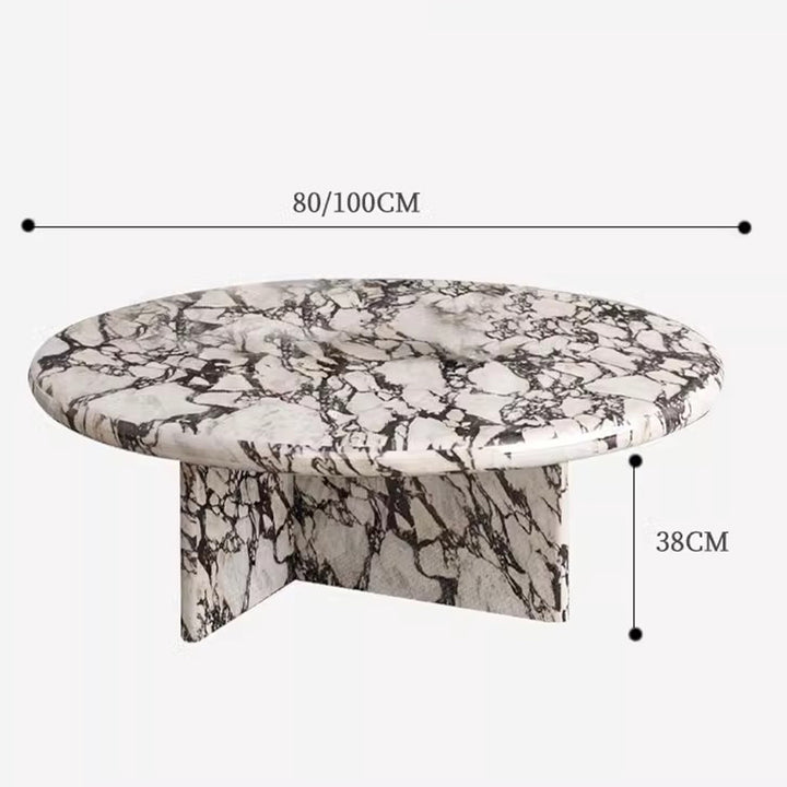 MAS-2199 Masdio BIANCO Modern Round Marble Coffee Table Masdio
