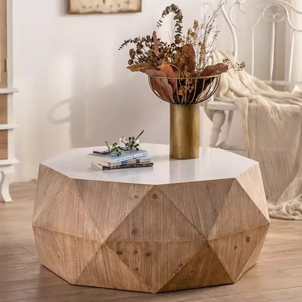 MAS-2230 Masdio NAOMI Rustic Solid Wood Coffee Table Masdio