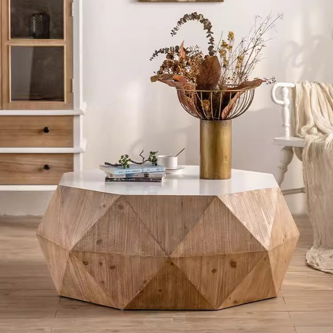 MAS-2230 Masdio NAOMI Rustic Solid Wood Coffee Table Masdio