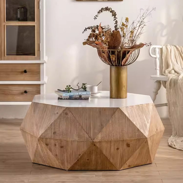 MAS-2230 Masdio NAOMI Rustic Solid Wood Coffee Table Masdio