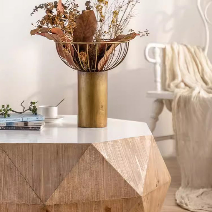 MAS-2230 Masdio NAOMI Rustic Solid Wood Coffee Table Masdio