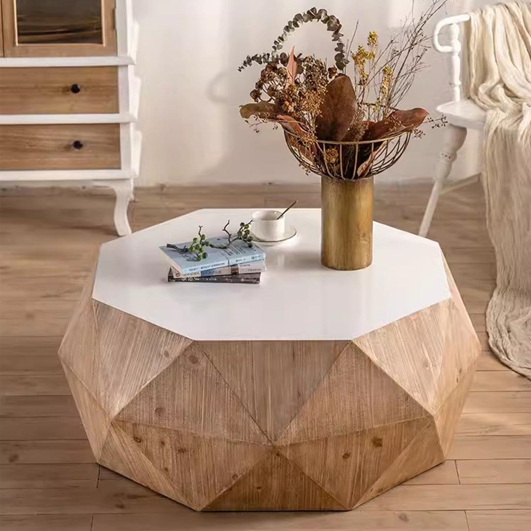 MAS-2230 Masdio NAOMI Rustic Solid Wood Coffee Table Masdio