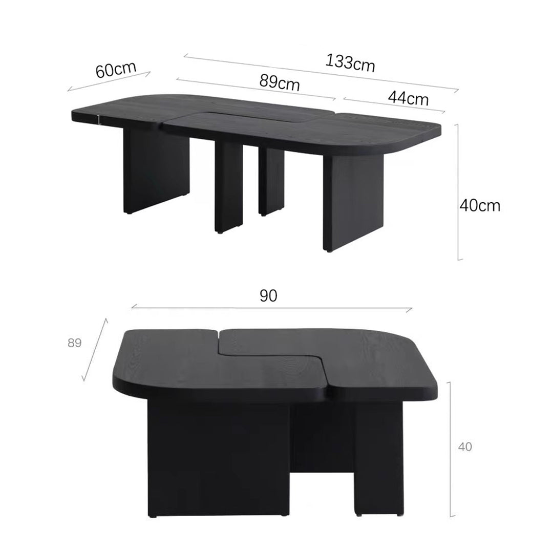 MAS-2232 Masdio DARA Modern Solid Wood Coffee Table Masdio