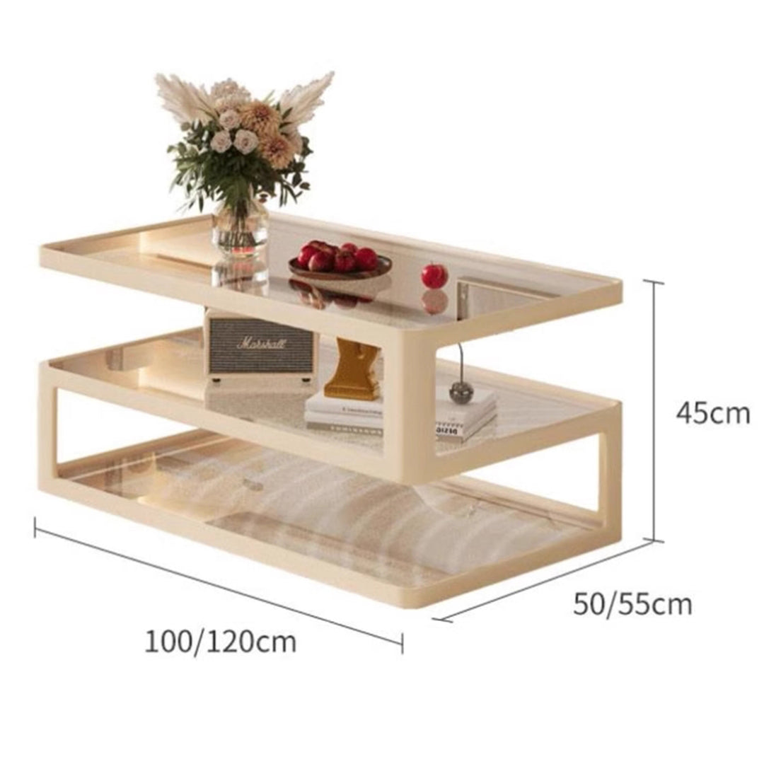 MAS-2235 Masdio TADEO Modern Glass Coffee Table Masdio