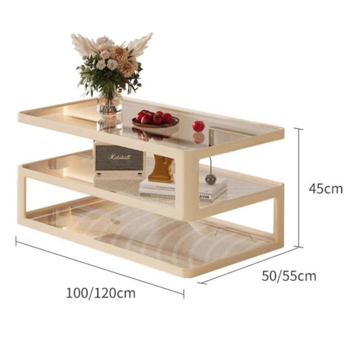 MAS-2235 Masdio TADEO Modern Glass Coffee Table Masdio