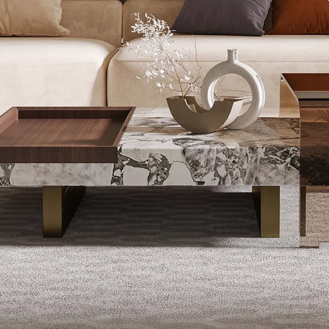 MAS-2248 Masdio EDWARD Modern Marble Coffee Table Masdio