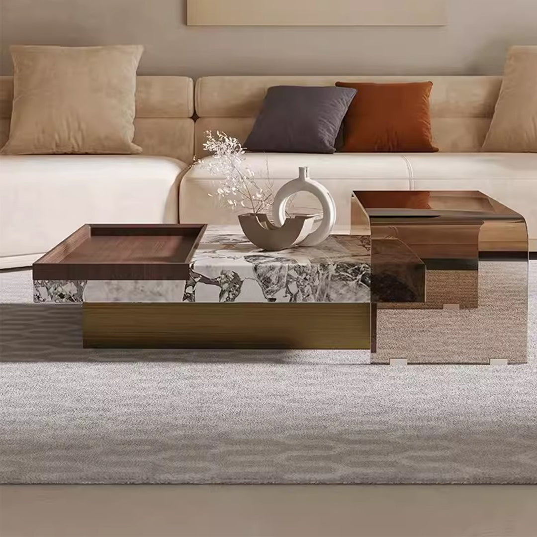 MAS-2248 Masdio EDWARD Modern Marble Coffee Table Masdio