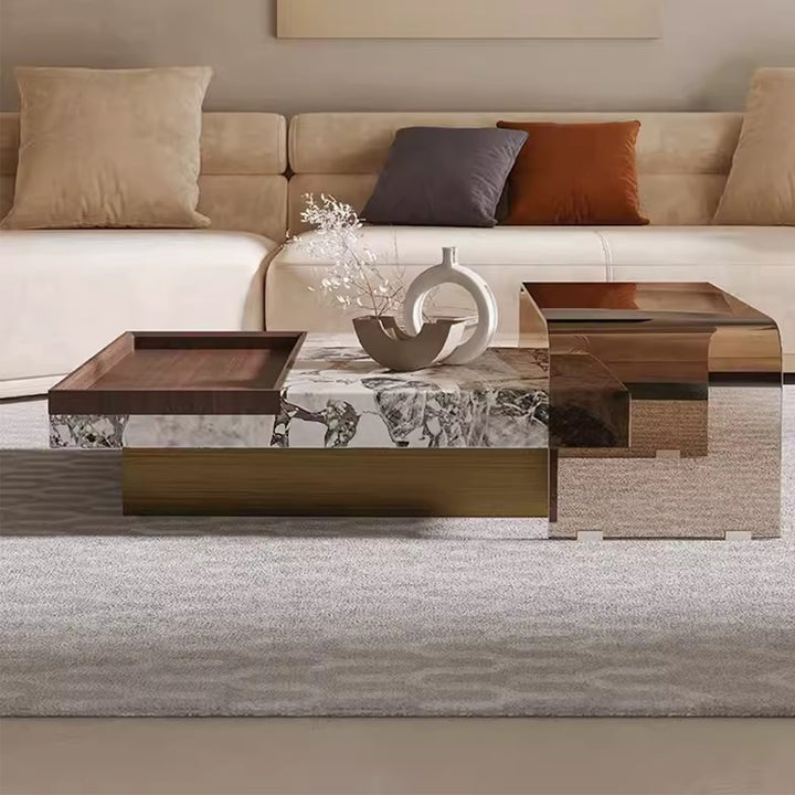 MAS-2248 Masdio EDWARD Modern Marble Coffee Table Masdio