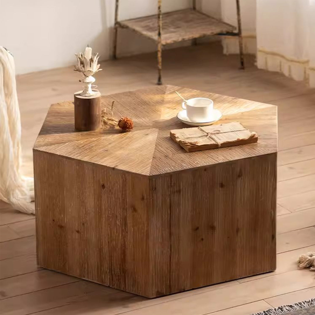MAS-2249 Masdio CARI Rustic Solid Wood Coffee Table Masdio