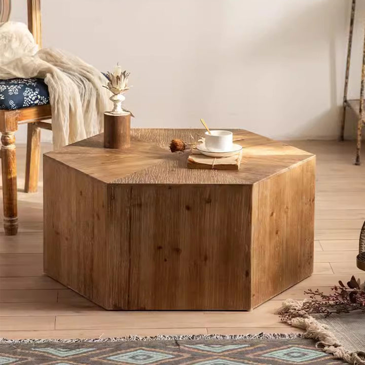 MAS-2249 Masdio CARI Rustic Solid Wood Coffee Table Masdio