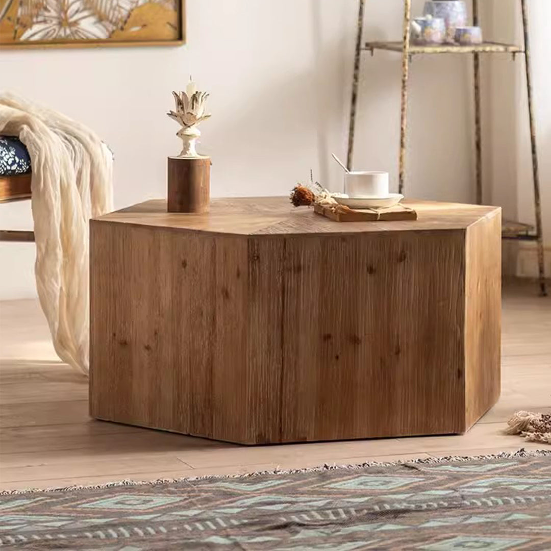 MAS-2249 Masdio CARI Rustic Solid Wood Coffee Table Masdio