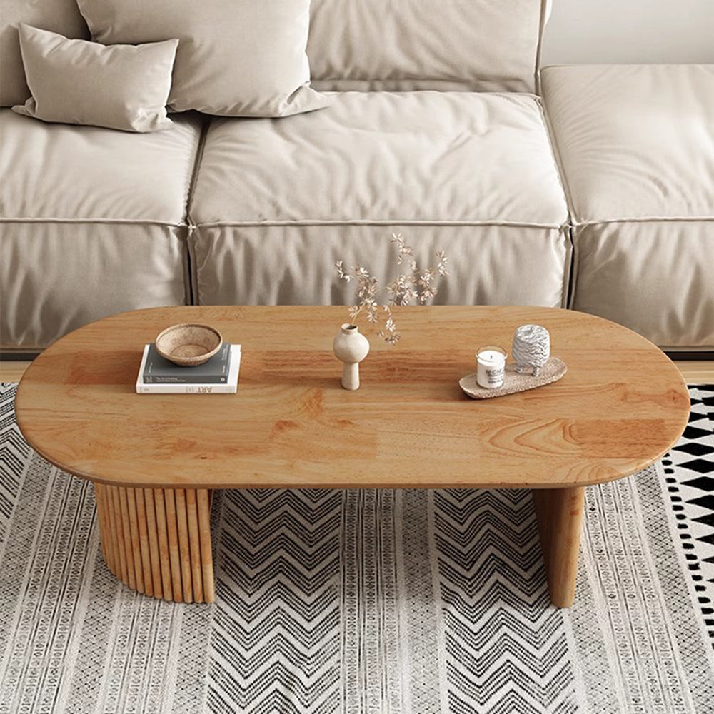 MAS-2253 Masdio GENA Japandi Solid Wood Coffee Table Masdio