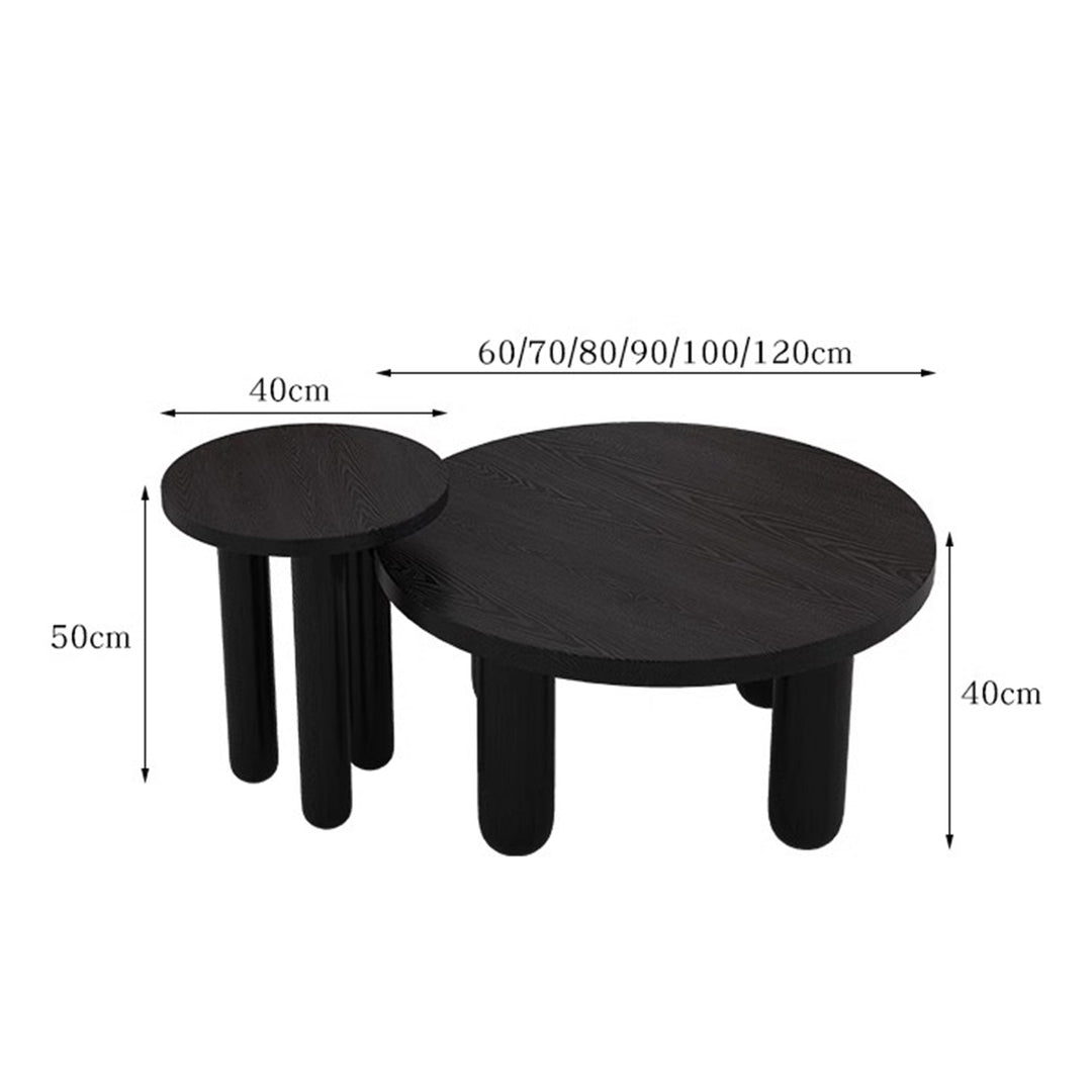 MAS-2269 Masdio ESPRIT Japandi Solid Wood Coffee Table Masdio