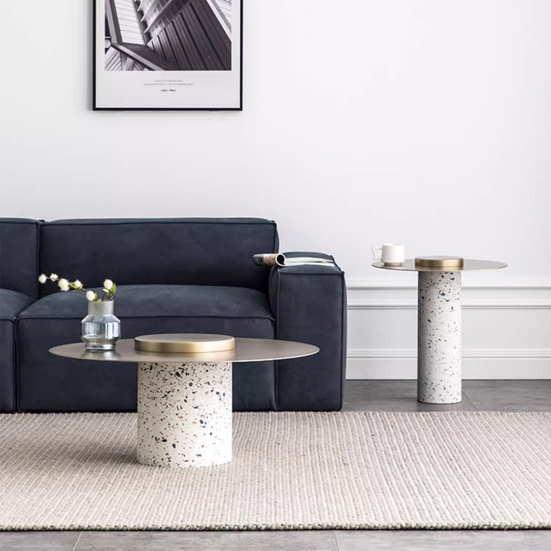 MAS-2275 Masdio SIGRID Modern Terrazzo Coffee Table Masdio