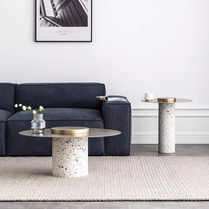 MAS-2275 Masdio SIGRID Modern Terrazzo Coffee Table Masdio