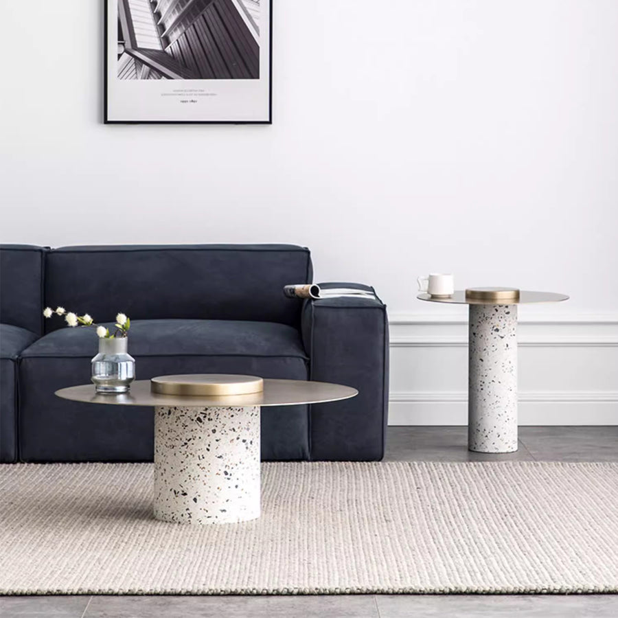 MAS-2275 Masdio SIGRID Modern Terrazzo Coffee Table Masdio