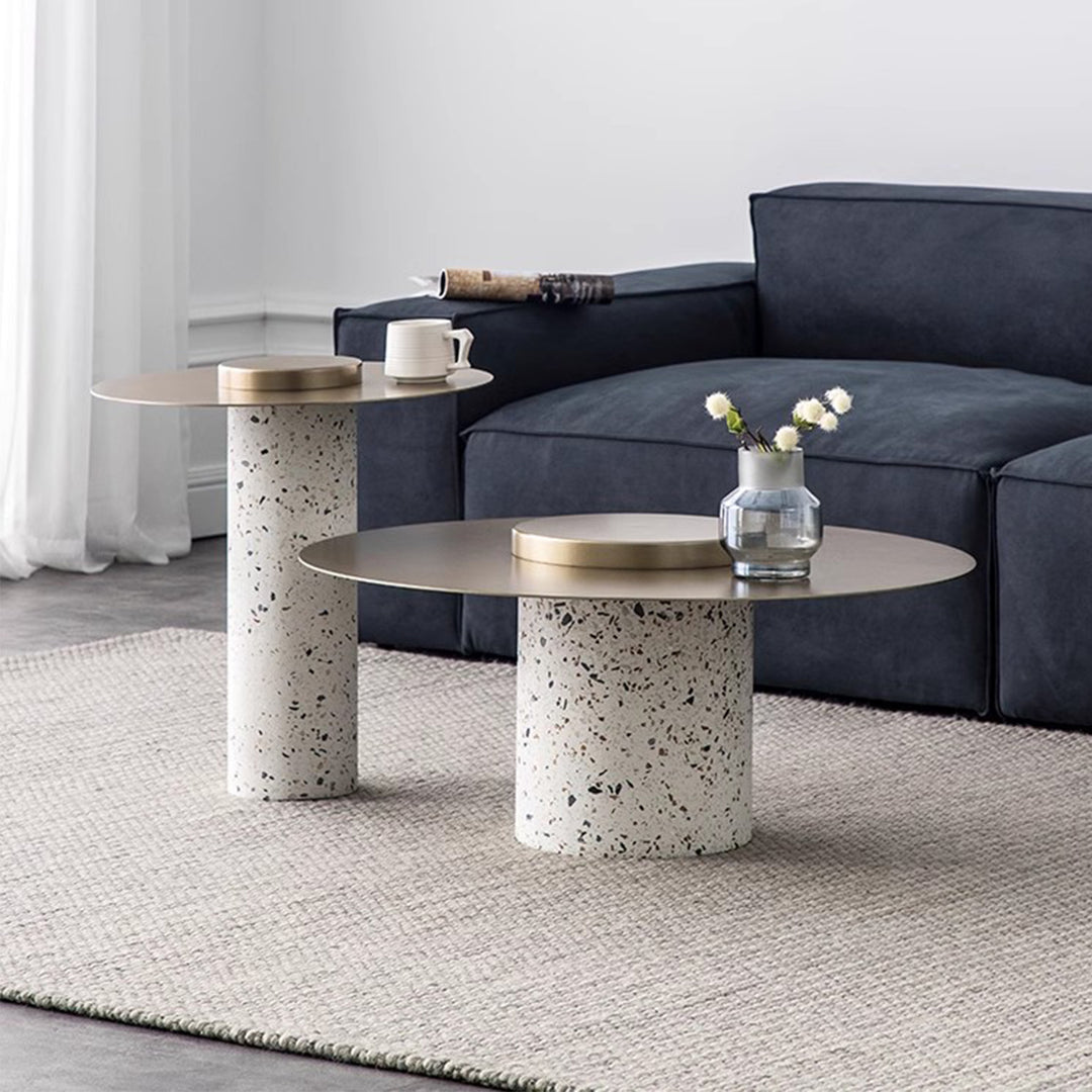 MAS-2275 Masdio SIGRID Modern Terrazzo Coffee Table Masdio