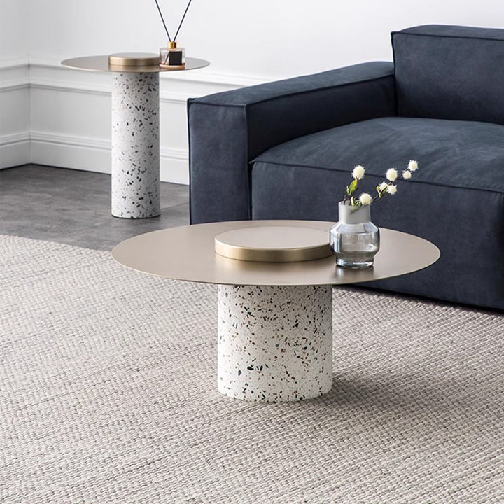 MAS-2275 Masdio SIGRID Modern Terrazzo Coffee Table Masdio